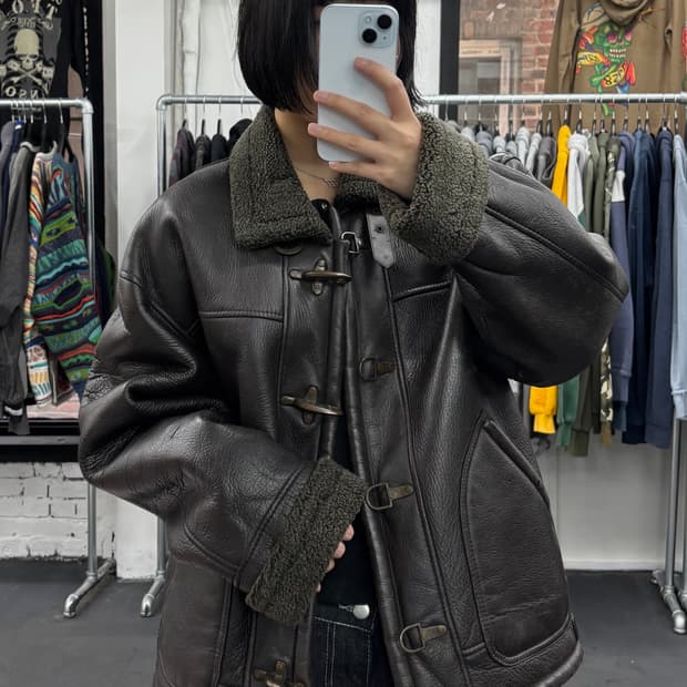 VTG 파이어맨 소가죽 무스탕 자켓