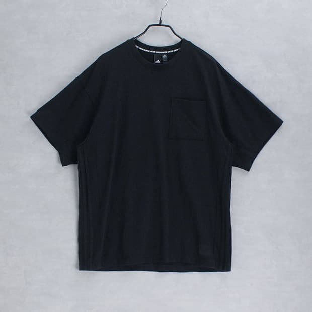 adidas _ crew neck pocket tee