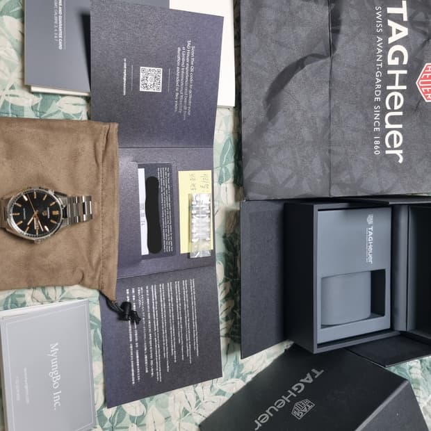 테그호이어 깔레라 데이데이트 "오토매틱" 로즈골드 41mm