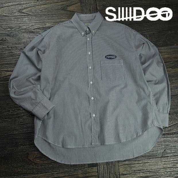 [시도] 오버핏 스트라이프 셔츠 M19341