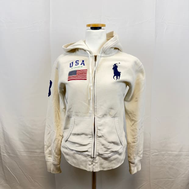 Polo]폴로 랄프로렌 성조기 후드집업 USA 후드집업 S
