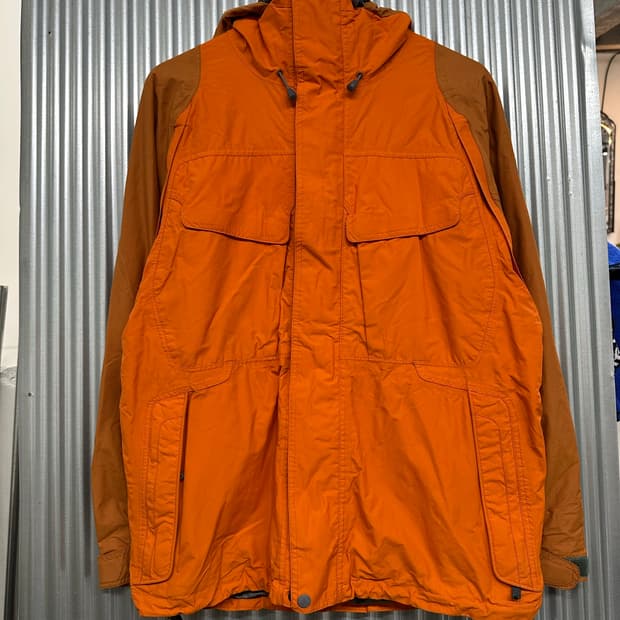[M] 나이키 ACG (NIKE ACG) 오렌지 브라운 투톤 후드 바람막