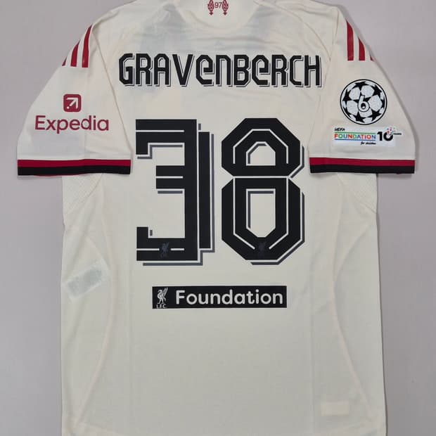 25-26 리버풀 어웨이킷 흐라벤베르흐 유니폼 XL