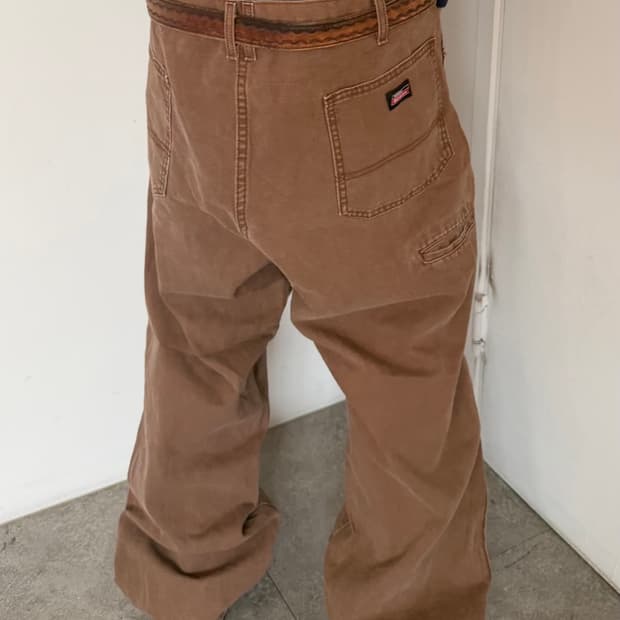 디키즈 워크팬츠 브라운