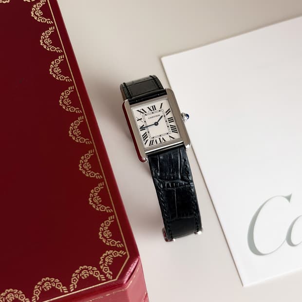 까르띠에 탱크 솔로 시계