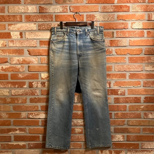 90s USA 빈티지 리바이스 517 오렌지탭 부츠컷 데님 팬츠