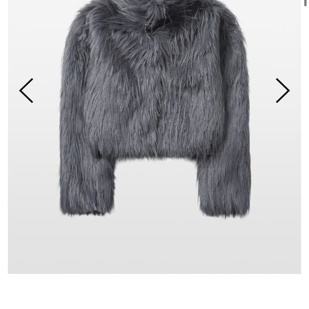 킴서울 kimseoul 플러피 롱 헤어 퍼 자켓 