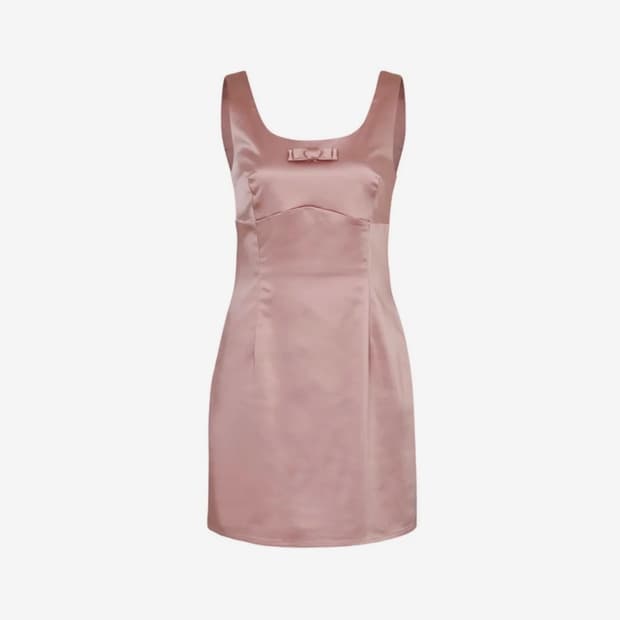루루서울 새틴 미니원피스 핑크 