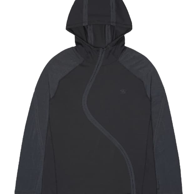 (4) 산산기어 웨이브 롱 슬리브 블루 차콜