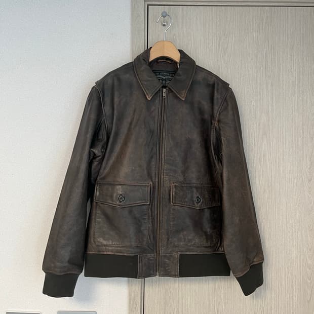 리바이스 레더 a-2 자켓 m