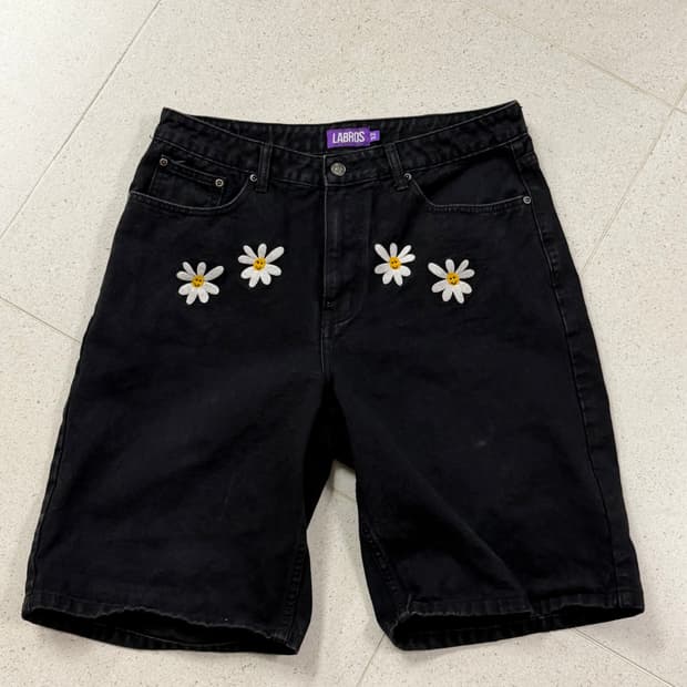 라브로스 데이지 데님 쇼츠 [32]