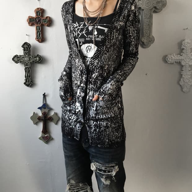 Moussy knit cardigan