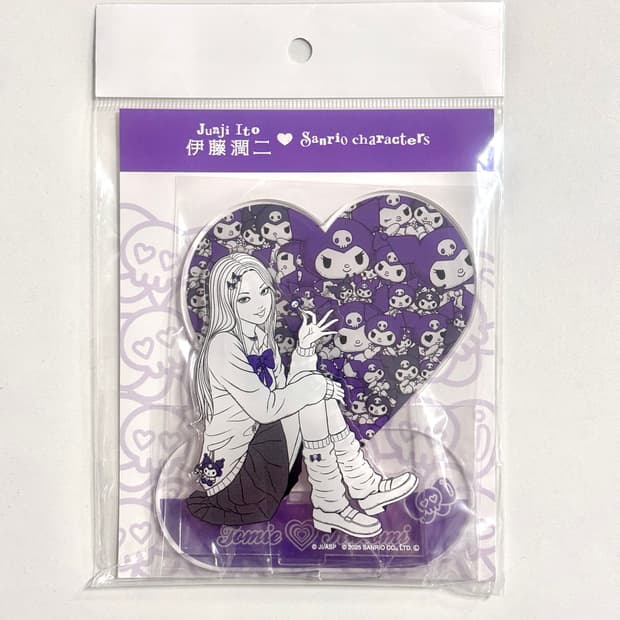 이토준지 산리오 콜라보 팝업 아크릴 스탠드 토미에 쿠로미