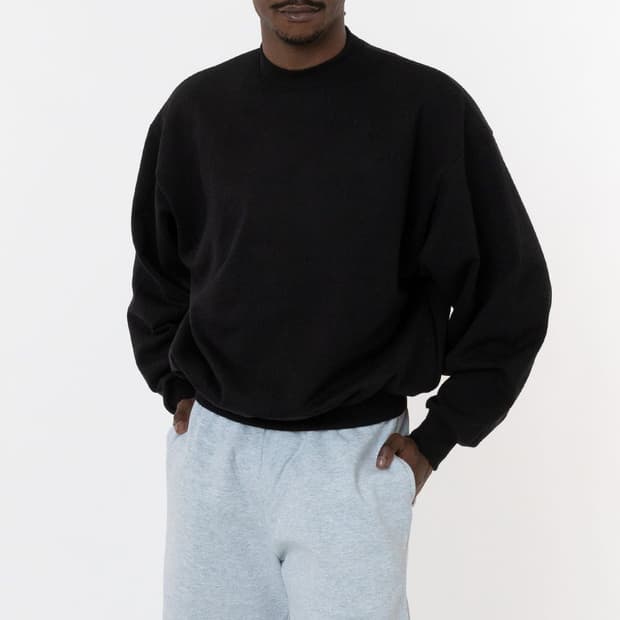 아메리칸어페럴 10온스 미드웨잇 크루넥 L