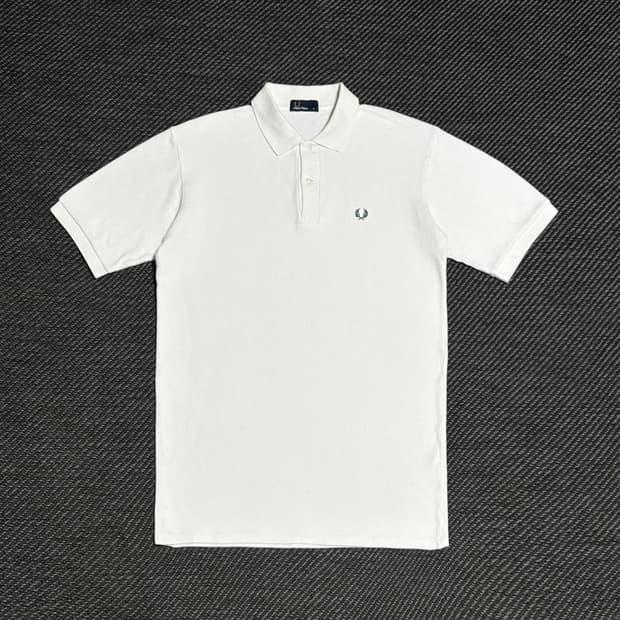 [L] Fred Perry 프레드페리 화이트 와플 반팔 카라티