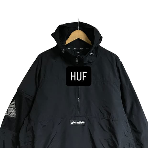 허프 일제 사이드로고 아노락 자켓