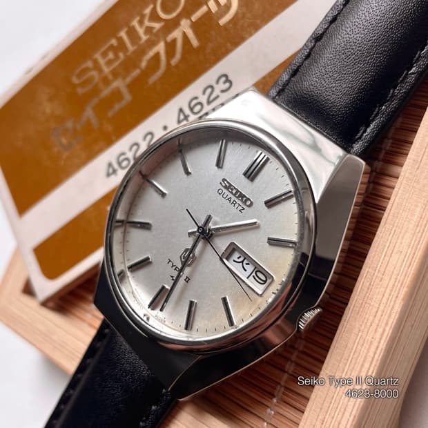 세이코 타입 2 쿼츠 4623-8000 빈티지 시계