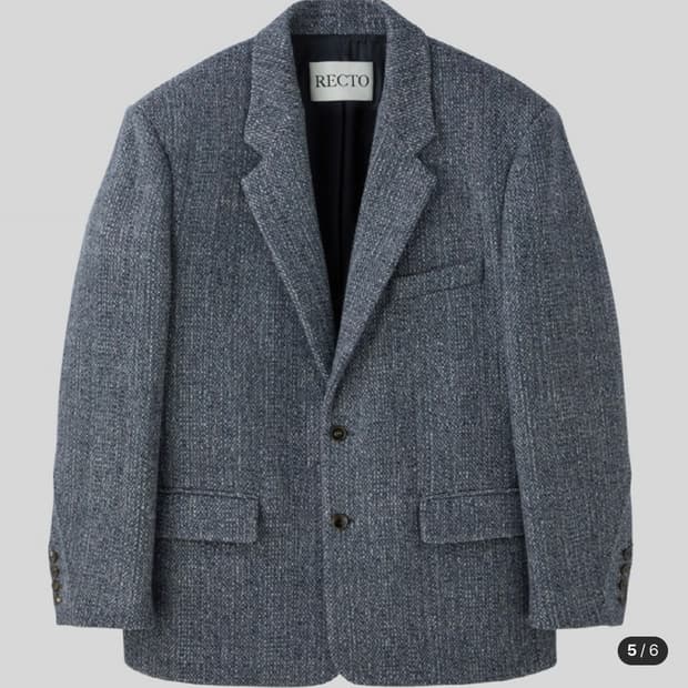 [S] 렉토 24FW 서스테이너블 울 블렌드 싱글자켓 팝니다