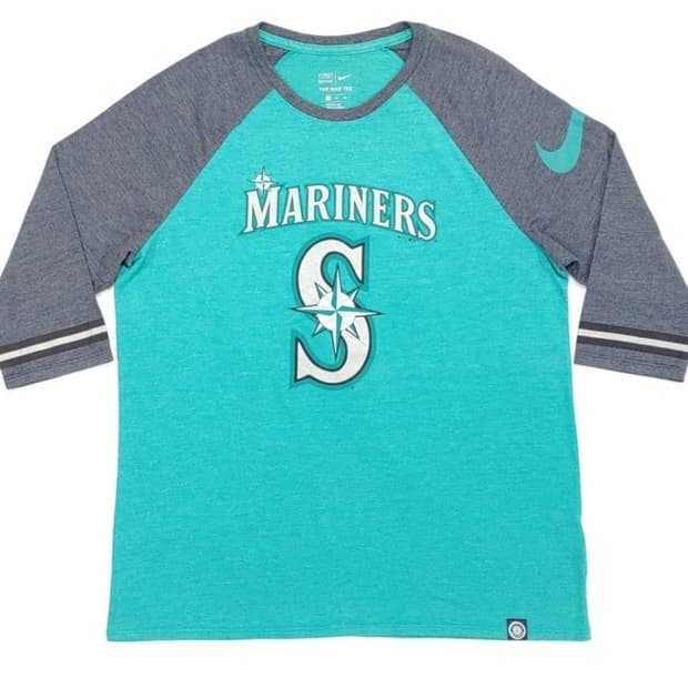 나이키 MLB 마리너스 7부티셔츠 XL