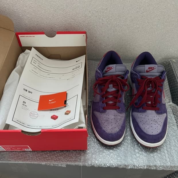 나이키 덩크로우 플럼 280