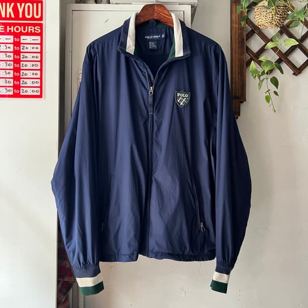 [L]폴로 랄프로렌 골프 네이비 나일론 자켓