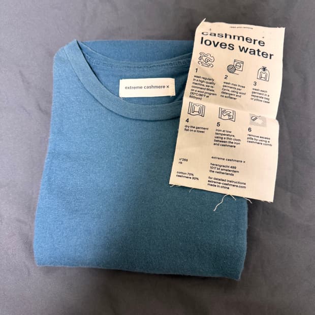 익스트림캐시미어 반팔 아쿠아