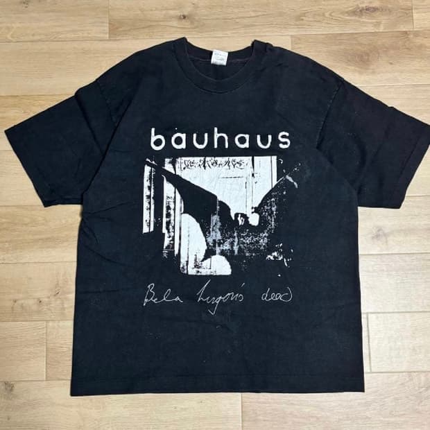 빈티지 90s Bauhaus 티셔츠