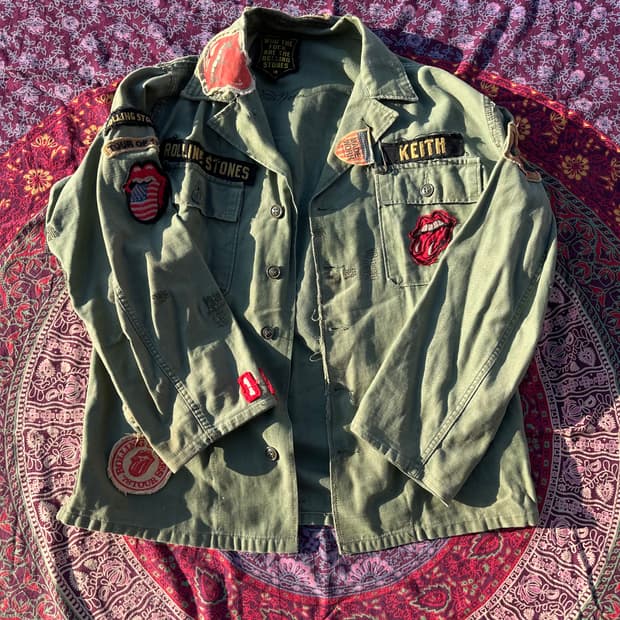 메이드원 롤링스톤즈 1975  밀리터리 자켓