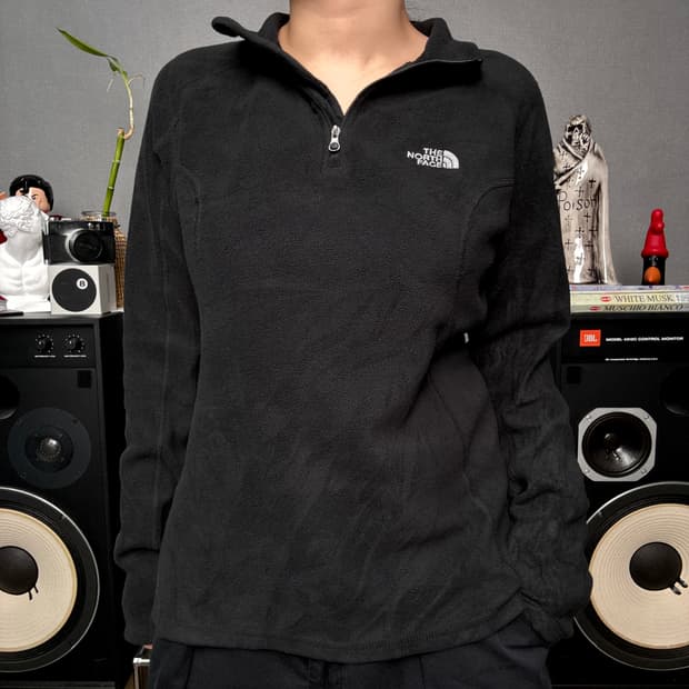 노스페이스 플리스반집업