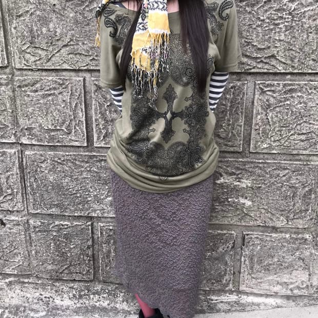 vintage pattern scarf