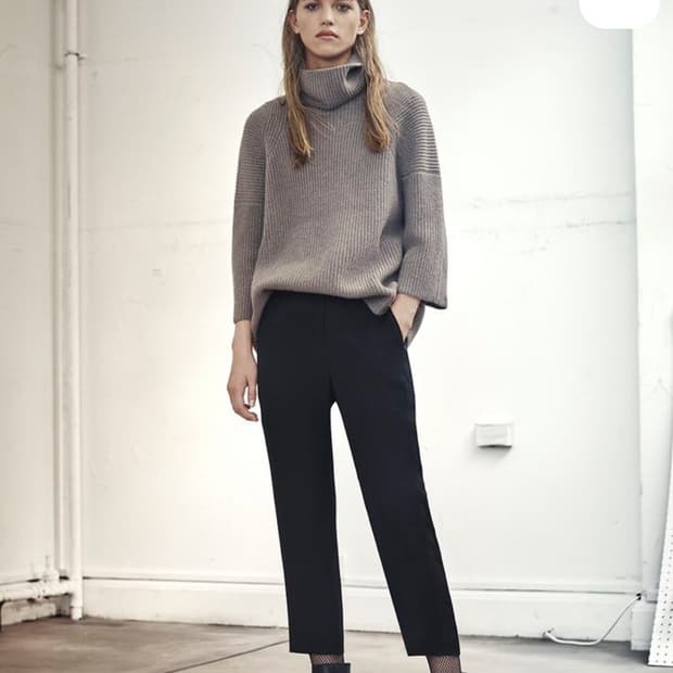 올세인츠 jago roll neck 차콜 니트