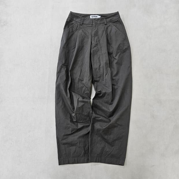 1 키르시 여성 와이드 핏 핀턱 치노 팬츠0319Y