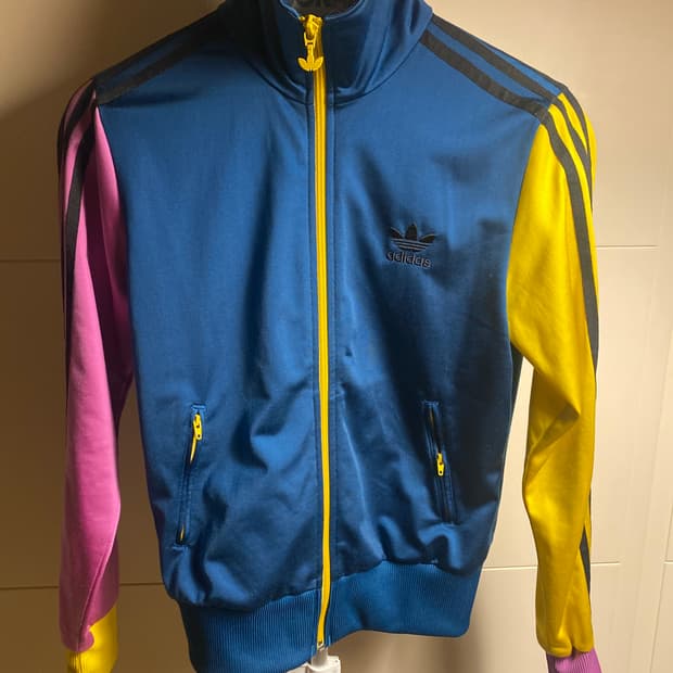 아디다스 컬러블록 트랙탑 S