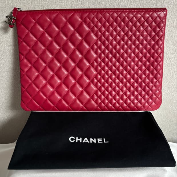 샤넬 클러치백 라지