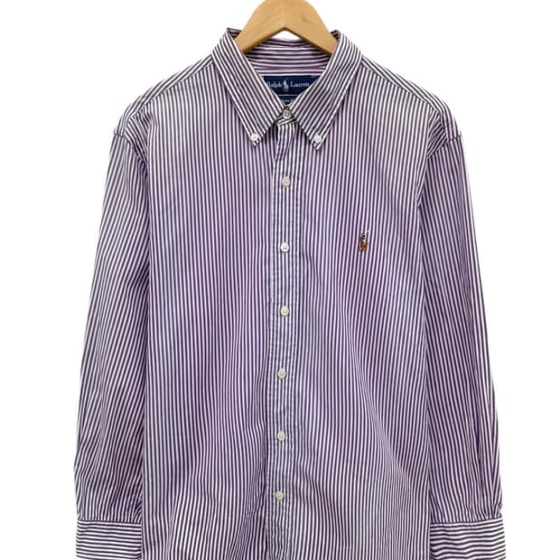 00s 폴로 스트라이프 셔츠 (XXL)