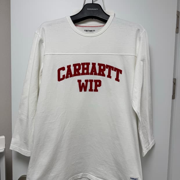 정품) 칼하트 윕 아치로고 7부 슬리브티 M