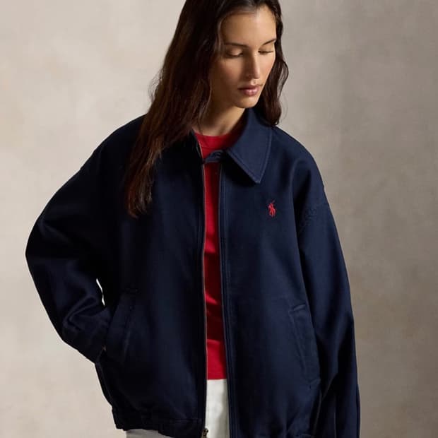 폴로 더블 페이스 코튼 재킷 (여성 신상/ 새상품)