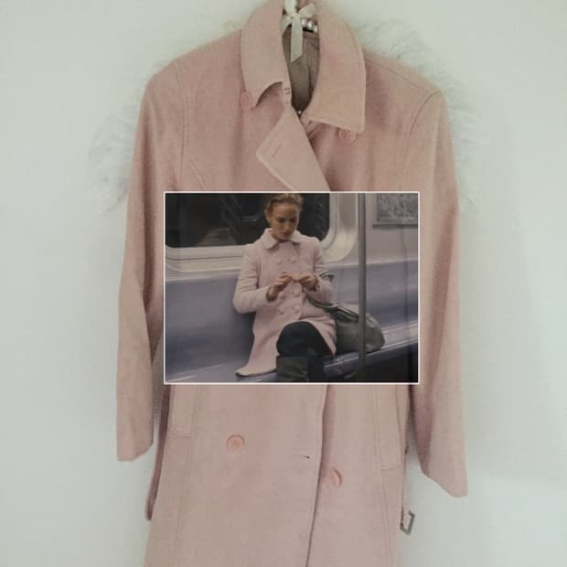 Soft pink coat
