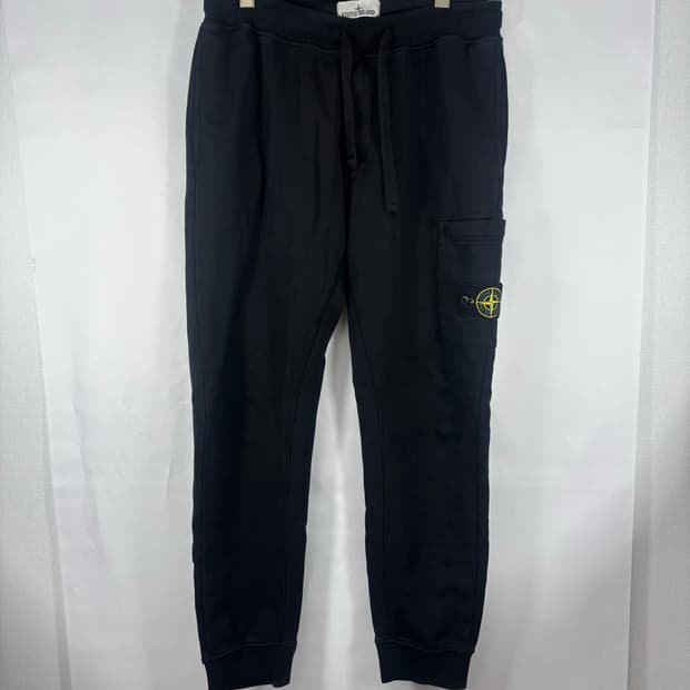 (23FW)스톤아일랜드 가먼트 다이드 스웨트팬츠 블랙M