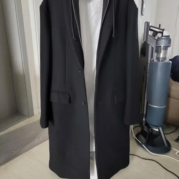 준지 / 디테처블 싱글 후드 코트/44