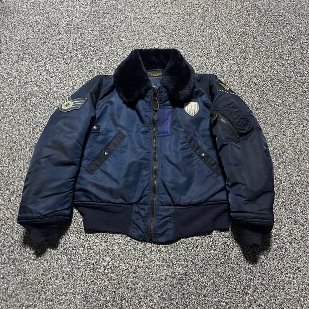 1980s vintage  B-15C 플라이트 자켓