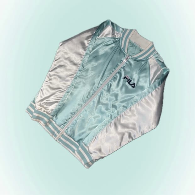 빈티지 휠라 스카잔 자켓 바시티 y2k 이효리 미쿠