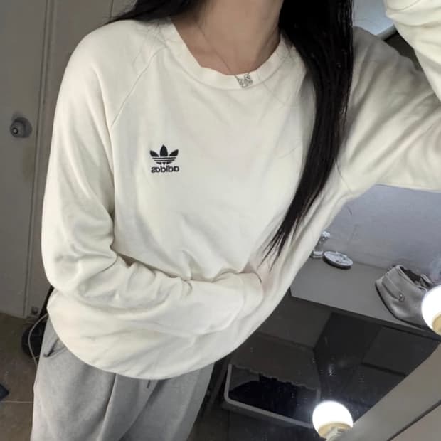 아디다스 불꽃 파이어버드 로고 맨투맨 🤍