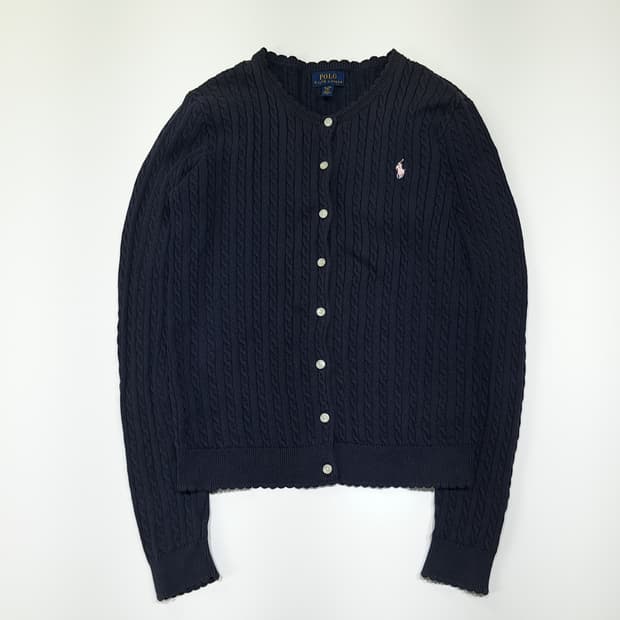 CL195 XL 폴로랄프로렌 케이블 니트 가디건