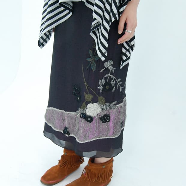 BCBG Maxazria silk skirt