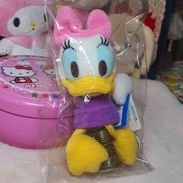 미개봉) 고전 디즈니 데이지덕 스프링 인형 토이 봉제인형 덕 오리 빈티지