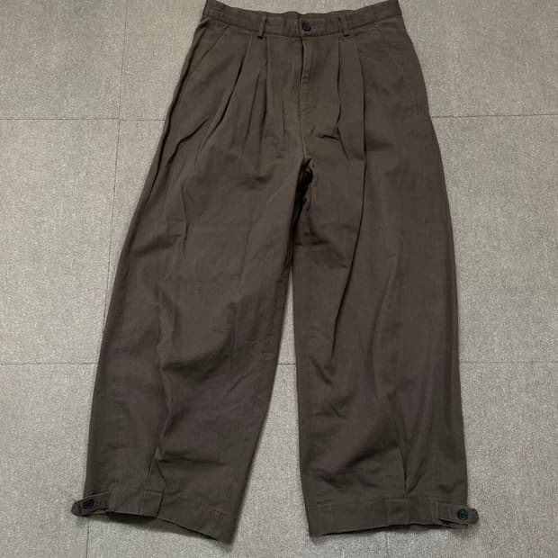 UNFAIRE 투턱 벌룬 팬츠 