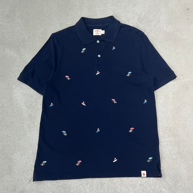 브룩스브라더스 서핑자수 반팔카라티 s10654