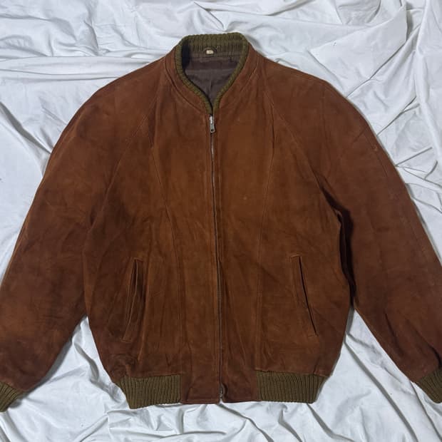 빈티지 스웨이드 자켓