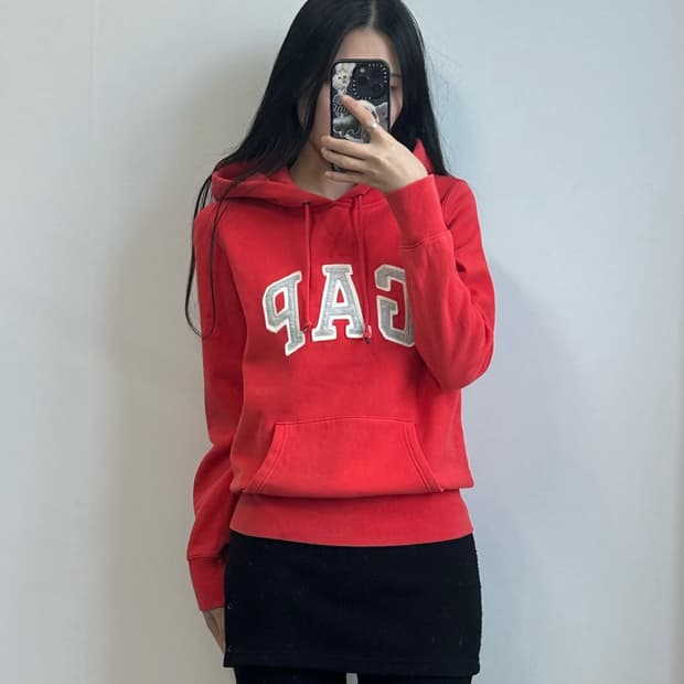 Gap 갭 레드 후드티